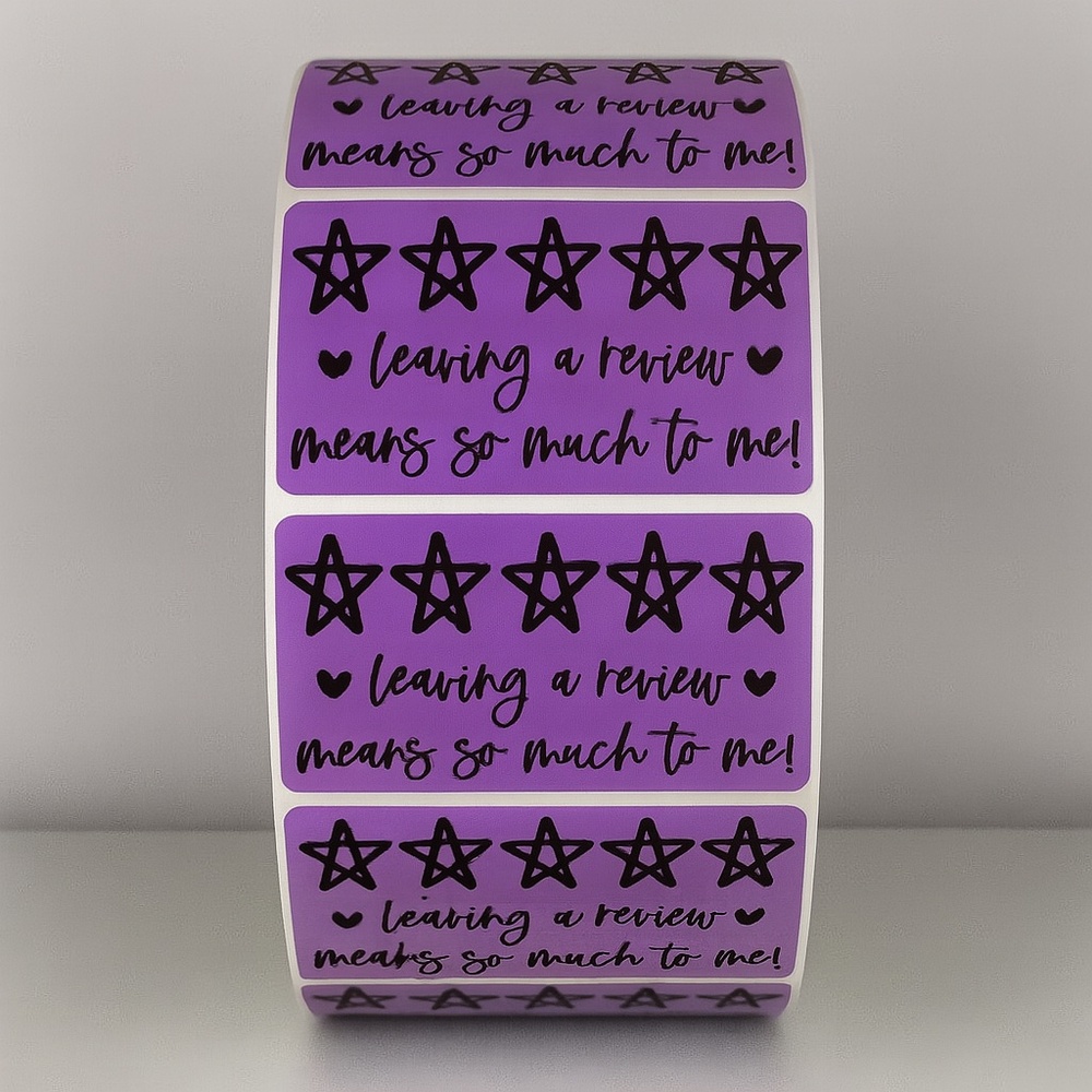 Posh Seller Review Stickers 🌟 “Leaving a Review Means So Much To Me - Picture 3 of 11
